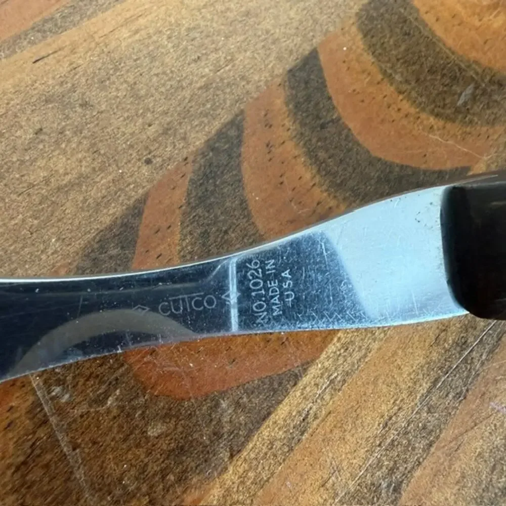 Cutco Vintage Brown Handle Carving Fork No 1026